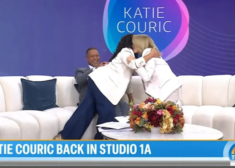 Craig Melvin, Sheinelle Jones, and Katie Couric on the September 25, 2025, episode of NBC's 'Today.'