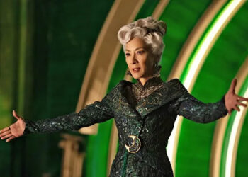 Giles Keyte/Universal Pictures Michelle Yeoh as Madame Morrible in ‘Wicked’ from 2024