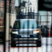Britain's Prince Harry, inside a vehicle, arrives at Clarence House, an official residence of Britain's King Charles, in London, Britain, September 10, 2025. REUTERS/Carlos Jasso