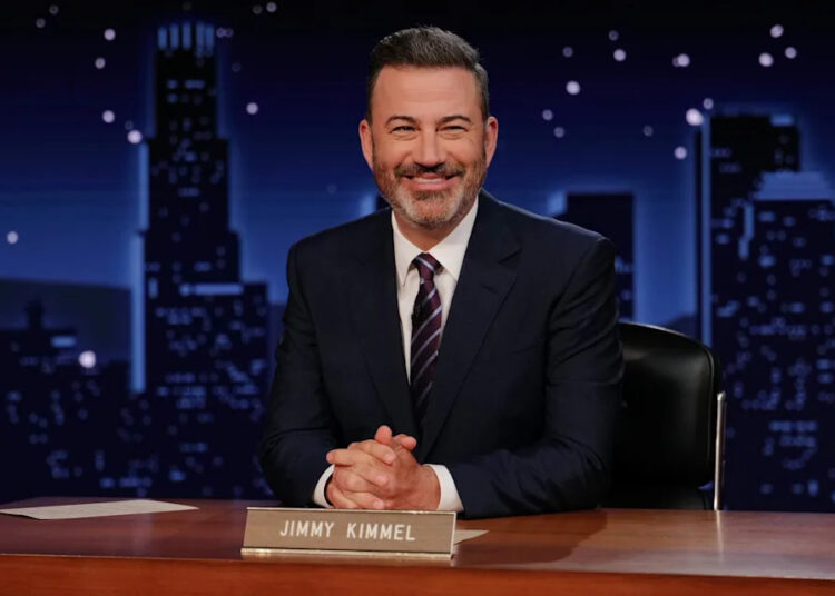 Randy Holmes/Disney - PHOTO: Jimmy Kimmel appears on his show, "Jimmy Kimmel Live."