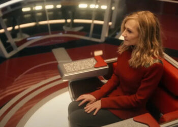Holly Hunter in <em>Star Trek: Starfleet Academy</em>