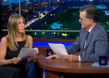CBS Jennifer Aniston on 'The Late Show with Stephen Colbert'