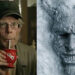 Side by side: Stephen King drinking juice in IT: Chapter 2; The Grabber's frozen mask in Black Phone 2 poster.