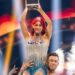 Dianne Buswell and Kai Widdrington at the Strictly launch show