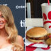 A split of Sydney Sweeney at TIFF and a Chik-fil-A meal.