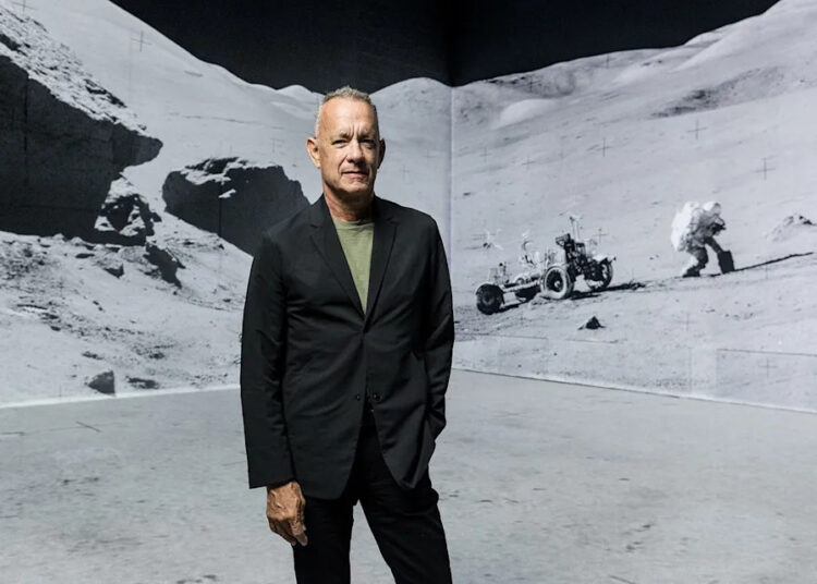 Actor Tom Hanks narrates an exhibit in Boston called, "The Moonwalkers: A Journey With Tom Hanks," which takes visitors on a trip to the moon during the era of NASA's Apollo missions.