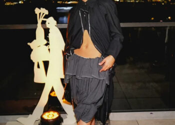 Tessa Thompson Wore C.D.K. SUPER TEX To The UGG Season Kick Off Party, Tessa Thompson C.D.K. SUPER TEX, Tessa Thompson UGG Party, Japanese avant-garde fashion, Comme des Garçons inspiration, UGG shearling clogs