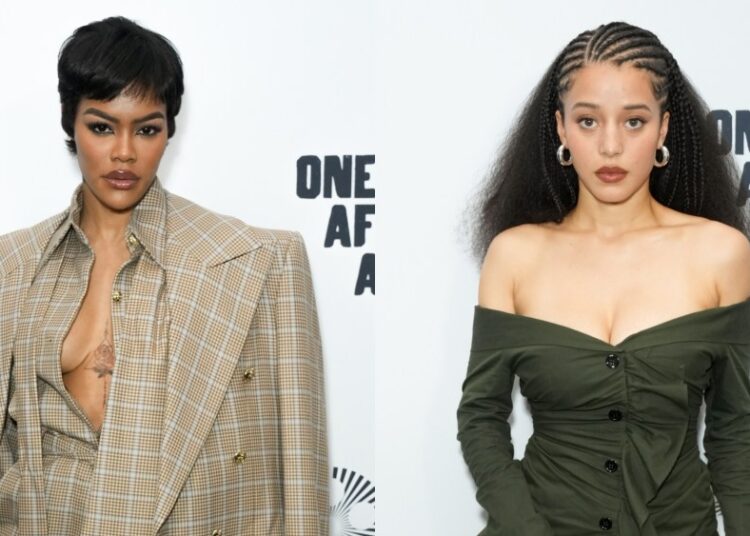 Teyana Taylor Goes Bold in a Suit at 'One Battle After Another' Event