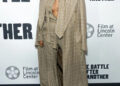 Teyana Taylor Wore Helen Anthony To The 'One Battle After Another' New York Screening, Teyana Taylor, Helen Anthony Spring 2025, One Battle After Another New York Screening, brown jumpsuit, checked coat