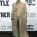 Teyana Taylor Wore Helen Anthony To The 'One Battle After Another' New York Screening, Teyana Taylor, Helen Anthony Spring 2025, One Battle After Another New York Screening, brown jumpsuit, checked coat