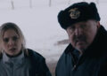 Elizabeth Olsen and Graham Greene in Wind River.