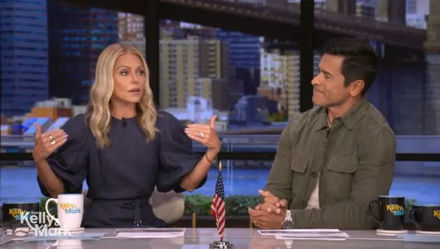 ABC Kelly Ripa and Mark Consuelos on 'Live with Kelly and Mark' on Wednesday, Sept. 24