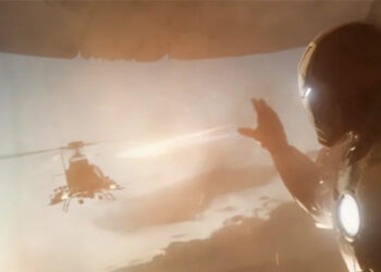 Destruction of the mansion in <em>Iron Man 3</em>