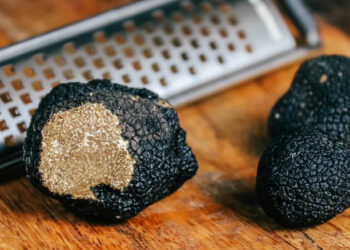 shaved black truffle