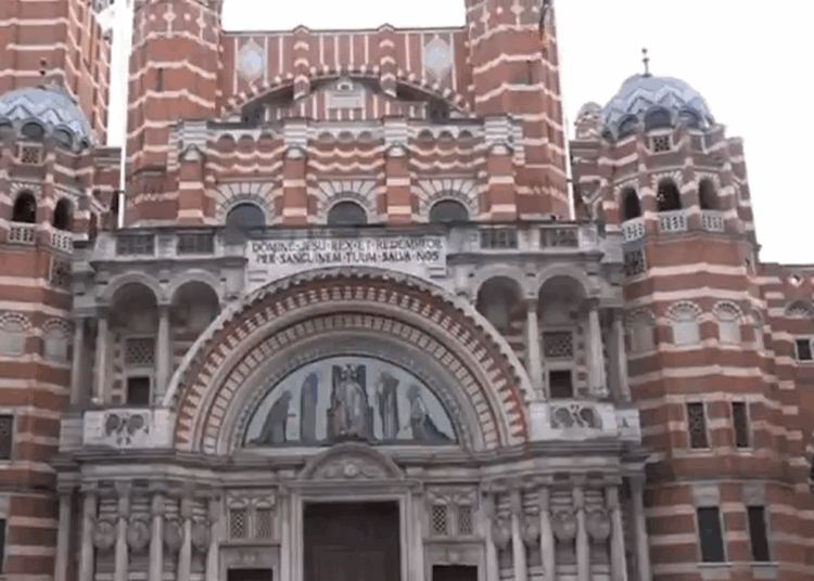 The Royal Standard flies at a Catholic church for an important reason