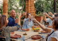 Dwayne Johnson toasts with Teremana.
