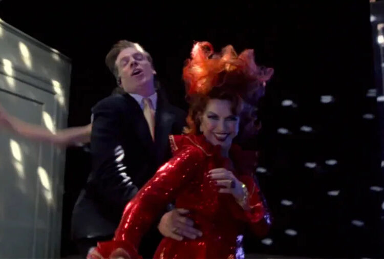 Christopher McDonald and Ellen Burstyn in <em>Requiem for a Dream</em>