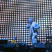 LCD Soundsystem performs the headlining set on the Pier Stage at the Portola Music Festival on Saturday Sept. 20, 2025. (Charles Russo/SFGATE)