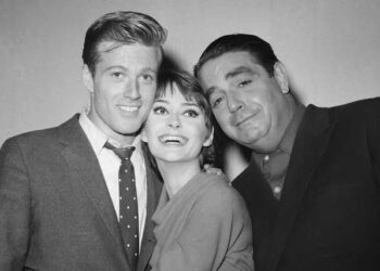 Actors Robert Redford, Elizabeth Ashley and Kurt Kaznar