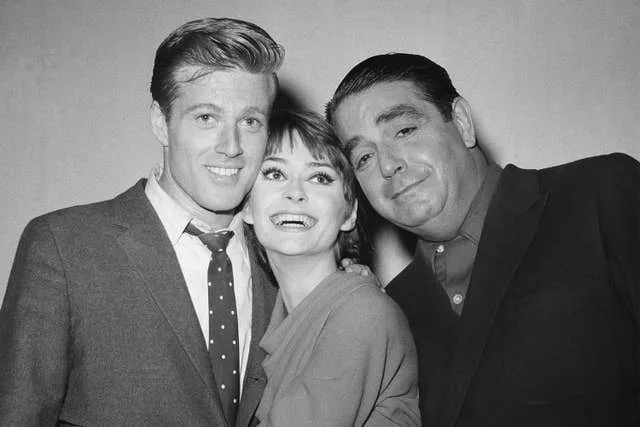 Actors Robert Redford, Elizabeth Ashley and Kurt Kaznar