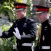 Prince Harry and the then Duke of Cambridge arrive at St George’s Chapel in Windsor Castle before Prince Harry’s wedding to Meghan Markle