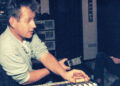 Dave Meegan working with Marillion in 1995.