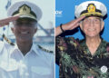 Gavin MacLeod then and now split.