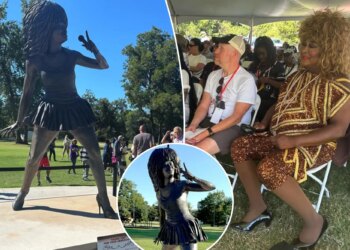 Tina Turner statue unveiled in Nutbush, Tennessee