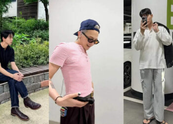 Top Korean celebrities choose the Henley tee to dominate men's style