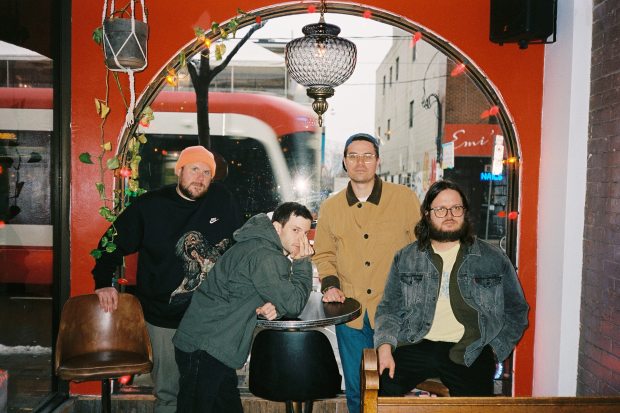 (L-R) Pup’s Zack Mykula, Stefan Babcock, Steve Sladkowski and Nestor...