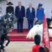 PA Media President Trump, Melania Trump, the King and Queen Camilla watching a military parade in Windsor Castle