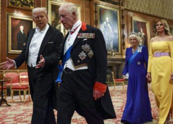 Trump, first lady join royal family in UK state visit: In photos