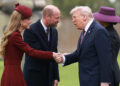 Trump state visit - live: US president tells Kate she's 'so beautiful' as thousands join protest