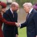 Trump state visit - live: US president tells Kate she's 'so beautiful' as thousands join protest