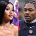 Cardi B and New England Patriots wide receiver Stefon Diggs (AP)