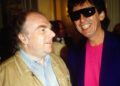 Van Morrison and George Harrison pictured in 1990