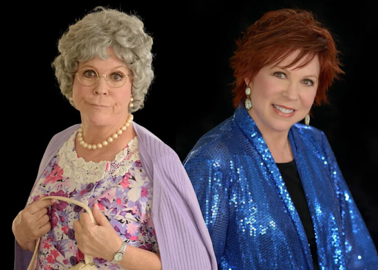 Thelma Harper, aka "Mama," at left, is a television character played by actress and comedienne Vicki Lawrence, at right. Lawrence and "Mama" are to perform a two-woman comedy show in Greensburg on Sept. 14.
