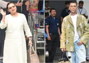 Video: Rani Mukerji, Karan Johar head to New Delhi for National Awards