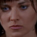 Lucy Lawless as Xena looking very sad on Xena: Warrior Princess