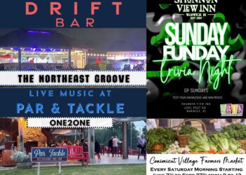 [Credit: WP Composite] This week’s Warwick Weekend Events include Sunday trivia, two live music opportunities, and the usual farmers markets.
