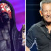 Sleep Token onstage in 2023, and Bruce Springsteen onstage in 2024.