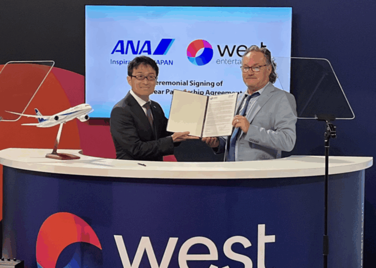 West Entertainment and ANA Formalize Multi-Year Partnership at APEX Global EXPO 2025, Promising Enhanced Inflight Experiences