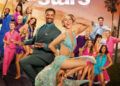'Dancing with the Stars' Season 34 cat poster with Baron Davis, Robert Irwin, Jen Affleck, Corey Feldman, Alix Earle, Whitney Leavitt, Elaine Hendrix, Alfonso Ribeiro, Julianne Hough, Andy Richter, Dylan Efron, Scott Hoying, Hilaria Baldwin, Danielle Fishel, Jordan Chiles