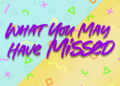 What You May Have Missed Mondays