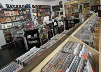 Interior of JG's Vinyl on West Main Avenue in Gastonia Friday afternoon, Sept. 19, 2025.