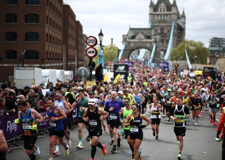 Which celebrities are running the London Marathon 2025?
