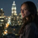 The animated character Tilly Norwood against a cityscape