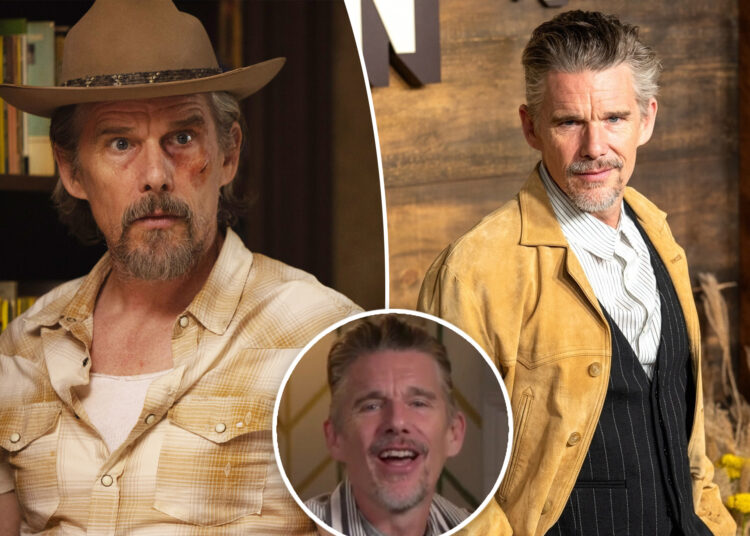 Why Ethan Hawke relates to his 'hot mess' character in 'The Lowdown': video
