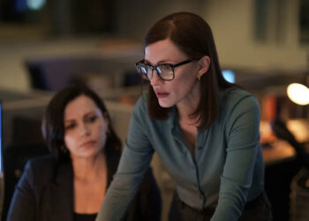 Dagmara Dominczyk, left, and Jessica Chastain.