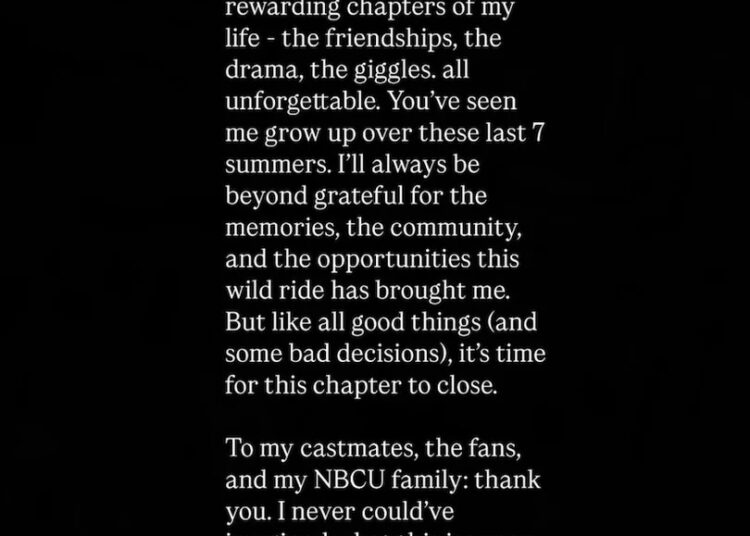 paige desorbo statement on summer house exit